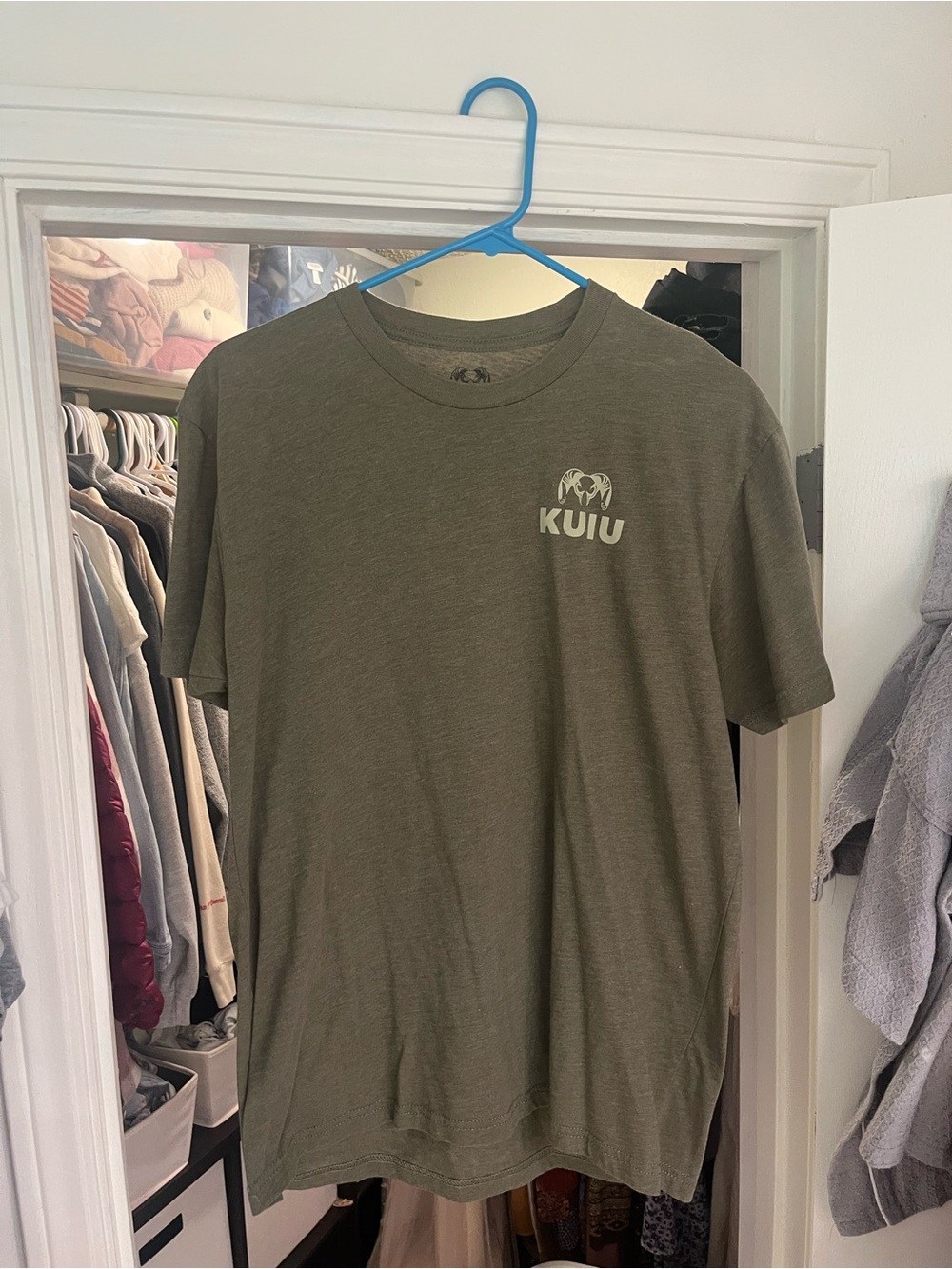 KUIU Olive Green Short Sleeve Logo Tee